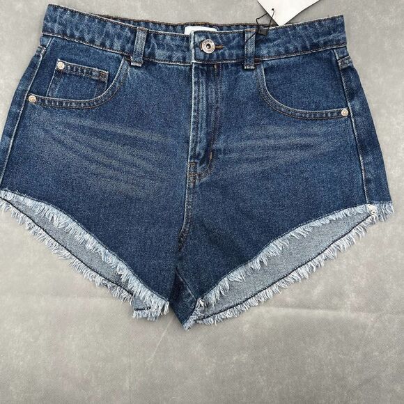 Only Blue Denim Women’s High Waist Short Size 30 - Picture 5 of 10